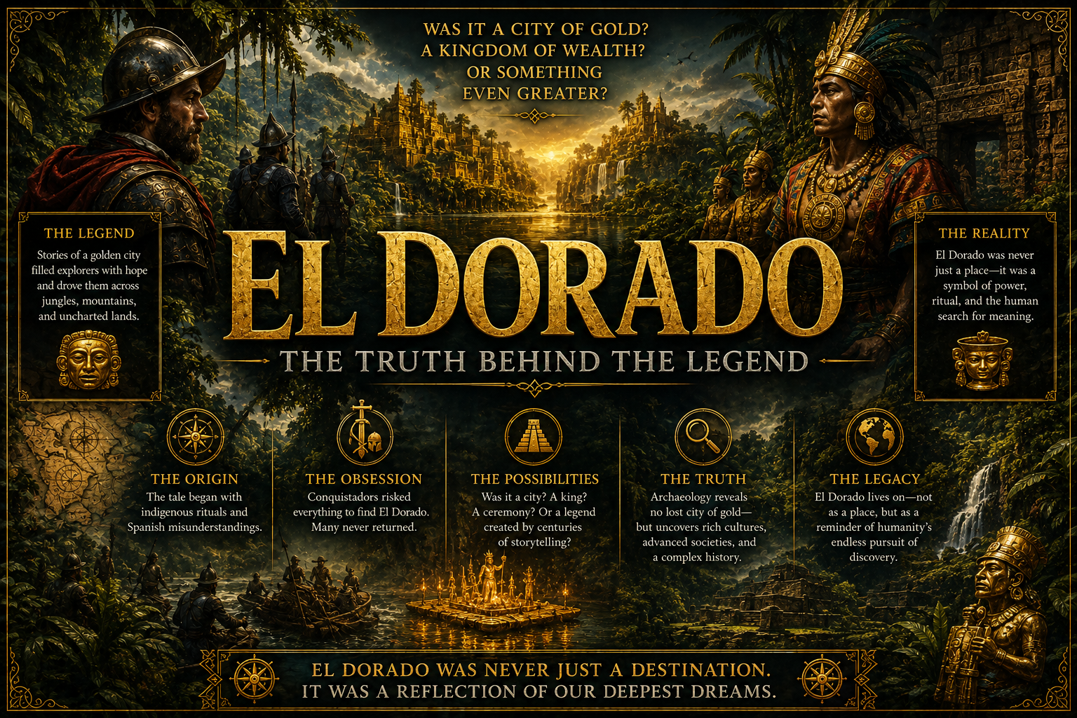 The famous Muisca golden raft artifact at the Museo del Oro in Bogota Colombia depicting the El Dorado gilded man ceremony on a sacred lake