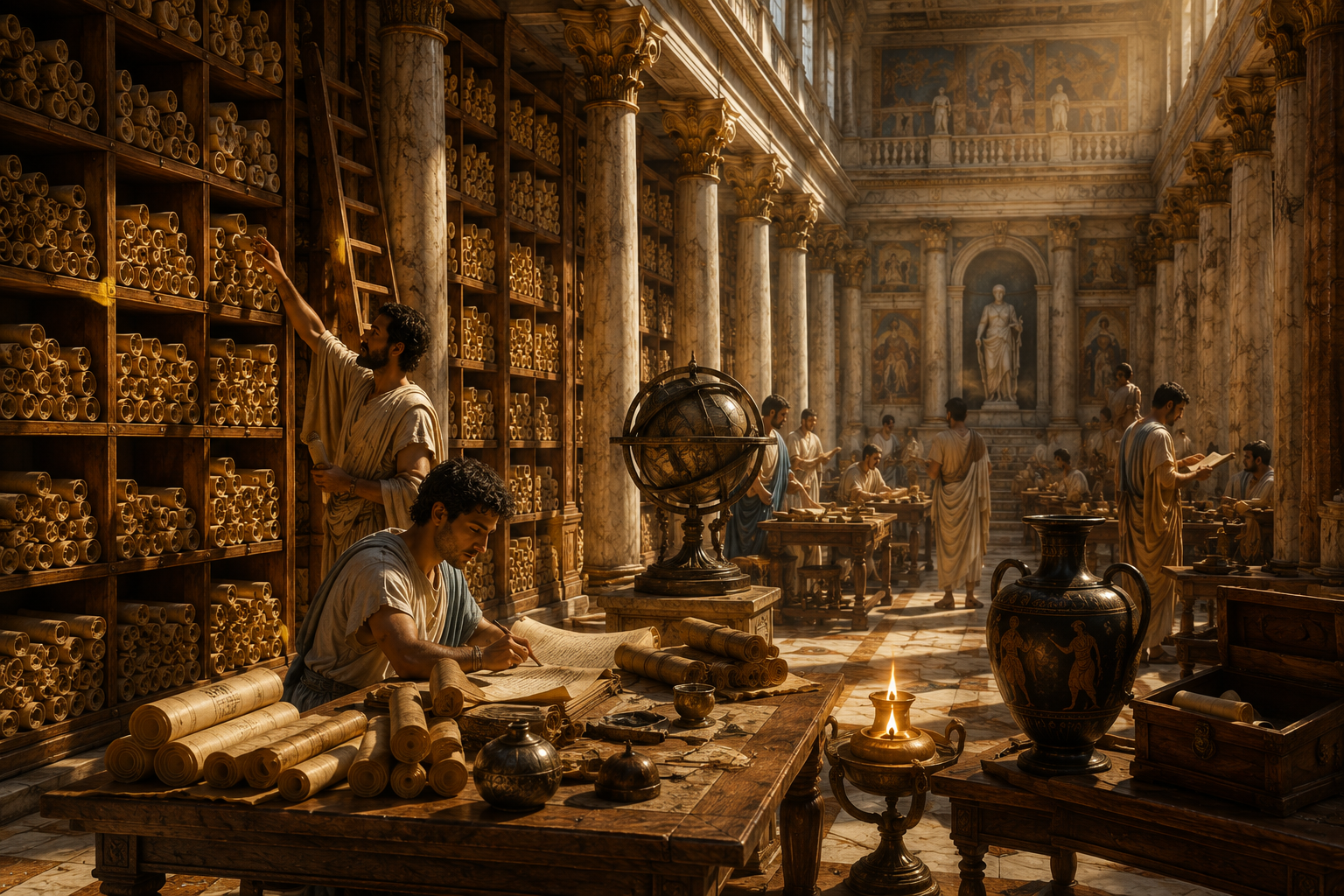 The Library of Alexandria: Rise, Fall, and What Was Really Lost
